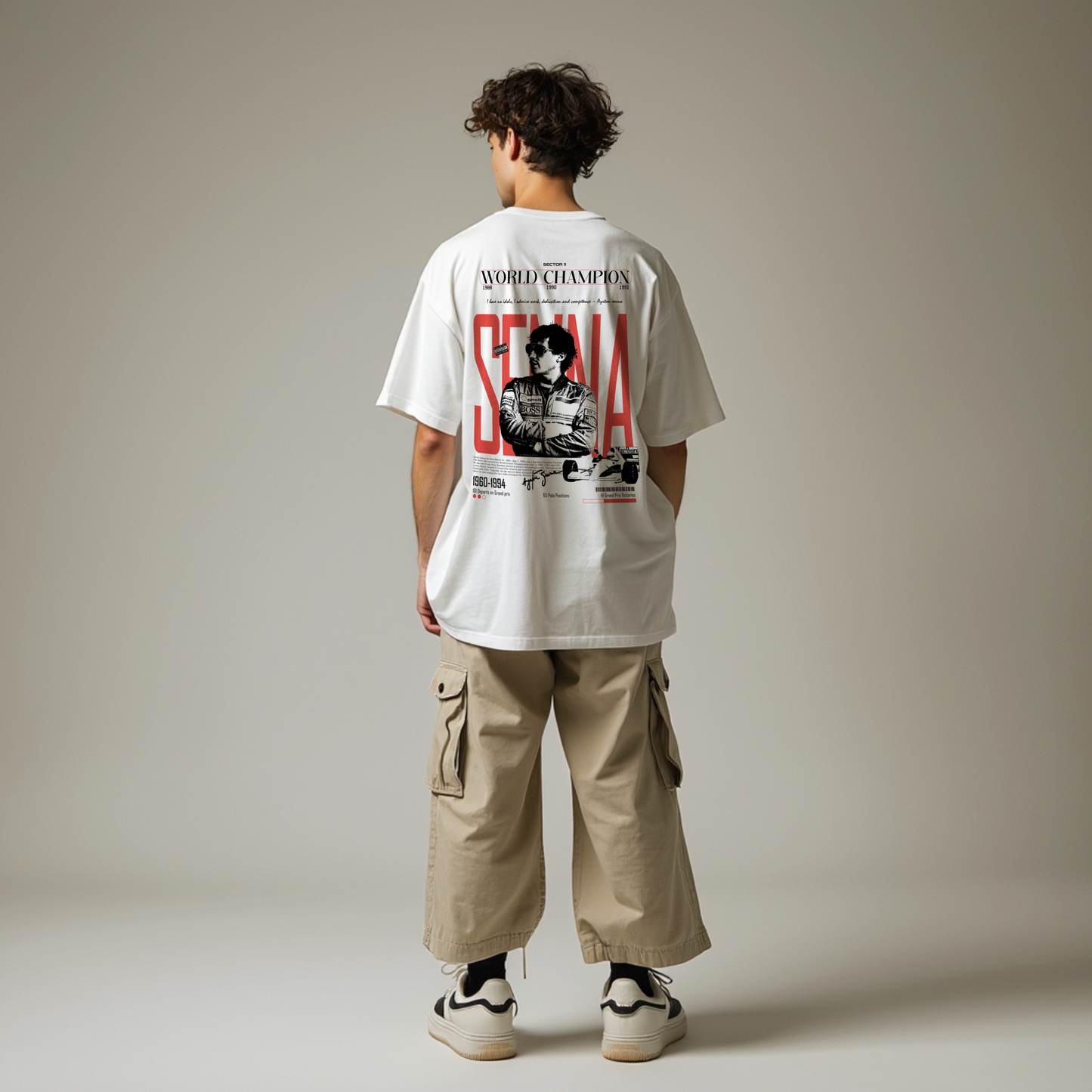 Ayrton Senna Oversized T-shirt